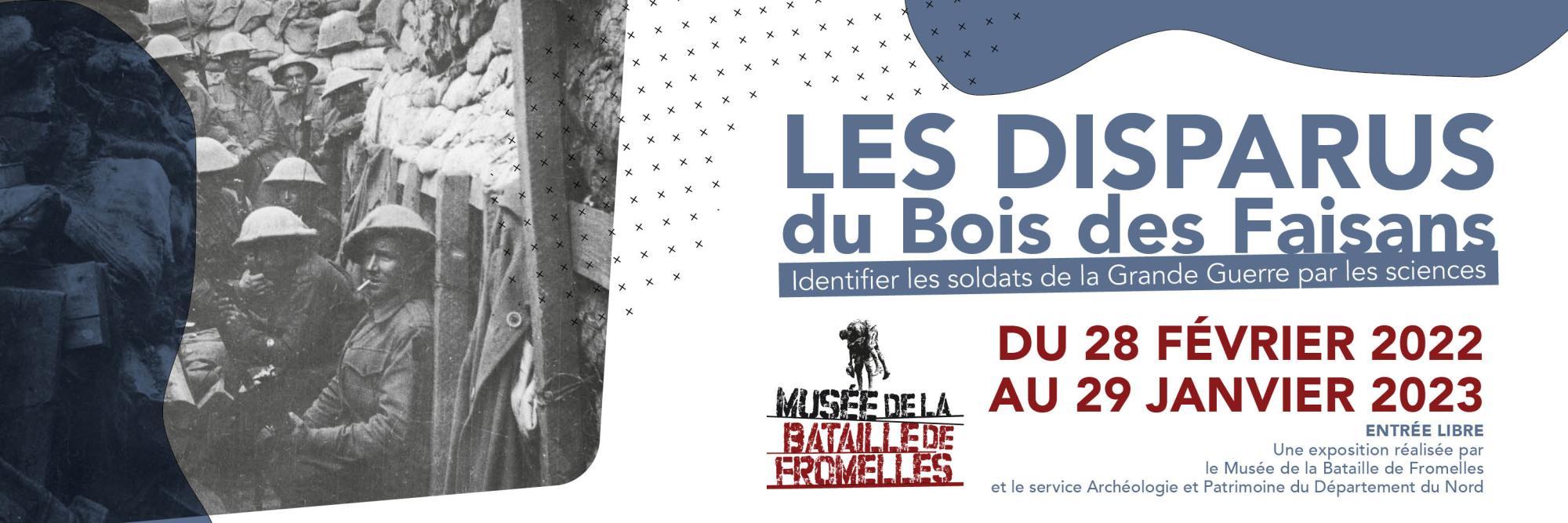 affiche exposition les disparus du bois des faisans